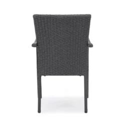 Corsica Set Of 2 Wicker Dining Chair With Cushions - Gray - Christopher Knight Home 16 Corsica Set Of 2 Wicker Dining Chair With Cushions - Gray - Christopher Knight Home -Crosley Shop GUEST 52752b02 9799 45dd 81eb 8854dc8a6902