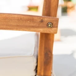 Acacia Wood X-Back Love Seat With Cushions Brown - Saracina Home 11 Acacia Wood X-Back Love Seat With Cushions Brown - Saracina Home -Crosley Shop GUEST 55ed72cc a28a 447d 9d4f 8282777f0da0