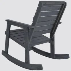 Geneva Wood Patio Rocking Chair - Gray - Safavieh -Crosley Shop GUEST 5635cc21 d486 48d9 b296 47182d43b8d8
