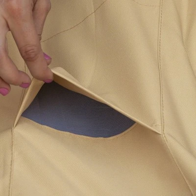 Classic Accessories Veranda Water-Resistant Tan 36" Round Patio Table Cover 5 Classic Accessories Veranda Water-Resistant Tan 36" Round Patio Table Cover - Image 3