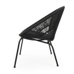 Condessa Patio Hammock Weave Loveseat Bench - Black - Christopher Knight Home 11 Condessa Patio Hammock Weave Loveseat Bench - Black - Christopher Knight Home -Crosley Shop GUEST 593b9163 14a0 471c aea8 962a9e18b8c1