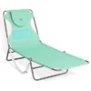 Ostrich Chaise Lounge Outdoor Lightweight Folding Adjustable Reclining Beach Chair For Tanning Pool Lake Patio Lawn Camping, Teal (3 Pack) -Crosley Shop GUEST 597d8b99 e836 4602 b591 98af4b78a948