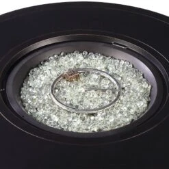 5pc Outdoor Fire Table Set With Hammered 44" Round Fire Table, 4 Deep Seating Swivel Rocking Chairs & Table Fabric Covers - Oakland Living -Crosley Shop GUEST 5a4cbba4 3d33 4a63 93ec fdd162cf37a5 1