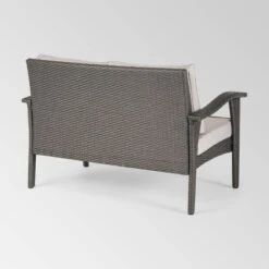 Kalo 5pc Wicker Chat Set With Fire Table - Gray/Light Gray/Dark Gray - Christopher Knight Home 10 Kalo 5pc Wicker Chat Set With Fire Table - Gray/Light Gray/Dark Gray - Christopher Knight Home -Crosley Shop GUEST 5a98946e 537e 4122 9e90 fdce0d42449d