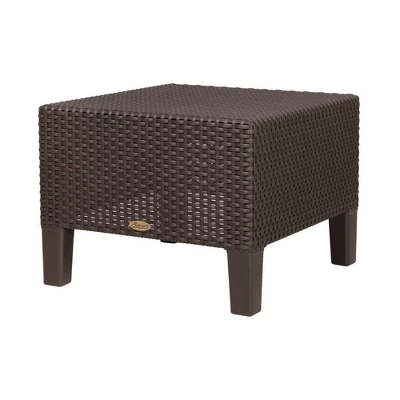 Magnolia Rattan Side Table - Lagoon 5 Magnolia Rattan Side Table - Lagoon - Image 3