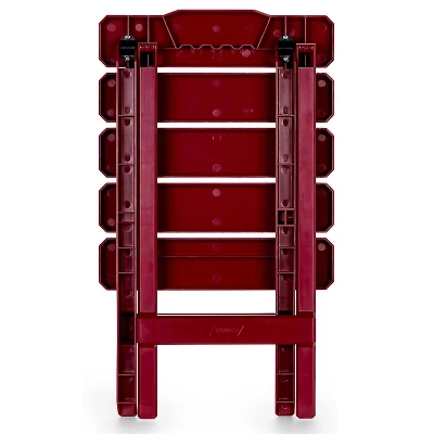 Camco 51684 Portable Indoor Outdoor Camping Picnic Beach Pool Regular Adirondack Plastic Resin Folding Side Table, Red 5 Camco 51684 Portable Indoor Outdoor Camping Picnic Beach Pool Regular Adirondack Plastic Resin Folding Side Table, Red - Image 3