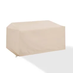 Outdoor Loveseat Furniture Cover - Tan - Crosley