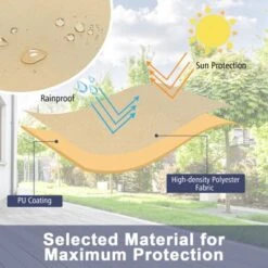 Costway Patio 60''x43'' 2-Seater Bench Loveseat Deep Sofa Cover Waterproof Handle Air Vent 15 Costway Patio 60''x43'' 2-Seater Bench Loveseat Deep Sofa Cover Waterproof Handle Air Vent -Crosley Shop GUEST 5e6e38f3 c71e 4d8a b6ad 35f1f8c497c4