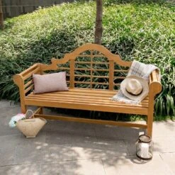 Lutyens 5ft Teak Bench - Natural - Cambridge Casual -Crosley Shop GUEST 622ec154 487b 4610 9e8d 3cc605a6946c