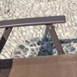 5pc Outdoor Steel Dining Set With Folding Chairs & Square Glass Table Top Brown - Crestlive Products -Crosley Shop GUEST 62345857 0bac 4c67 ac1d 93c048bae07a