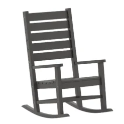 Merrick Lane Set Of 2 Contemporary Rocking Chairs, All-Weather HDPE Indoor/Outdoor Rockers -Crosley Shop GUEST 62afdc6b d206 4234 9a55 8f47e1b7bacd