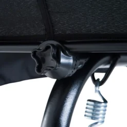 Outsunny 3-Person Porch Swing With Stand, Outdoor Swing For Patio Porch With Adjustable Tilt Canopy & Comfortable Swing Bench-Style Seat, Steel Frame -Crosley Shop GUEST 630f81a7 5dc0 4223 b795 fe049bc8dcfa