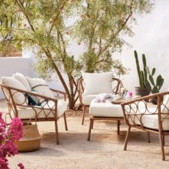 2pc Britanna Outdoor Patio Chairs, Club Chairs Natural - Opalhouse™ -Crosley Shop GUEST 6385c2ea 6b29 41a9 8f22 4a71cfddc595