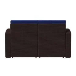 Emma And Oliver Faux Rattan Loveseat With All-Weather Cushions 17 Emma And Oliver Faux Rattan Loveseat With All-Weather Cushions -Crosley Shop GUEST 64776fb5 1ecb 49f1 a072 d30575cc4290 1