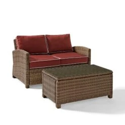 Bradenton Outdoor Wicker Sofa & Coffee Table Set - Crosley -Crosley Shop GUEST 64b296a0 e363 4add 9a69 a5c710adc4db