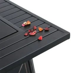 5pc Patio Dining Set With Steel Fire Pit Table & 360 Swivel Chairs - Captiva Designs -Crosley Shop GUEST 68486452 ad09 4266 a37b a4b25e8cbc33 1