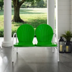 Griffith Outdoor Loveseat - Kelly Green - Crosley -Crosley Shop GUEST 6860d718 0070 43ec b293 72a2559c1154