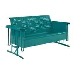 Bates Outdoor Sofa Glider - Turquoise - Crosley -Crosley Shop GUEST 68c365d1 4c59 41c7 99ac aece2a8def24