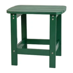 Merrick Lane Poly Resin Indoor/Outdoor All-Weather Adirondack Side Table -Crosley Shop GUEST 696df80e 9936 4d2f a9de a7ccf1e86eb1