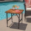 Ocala Acacia Industrial Side Table - Antique Black - Christopher Knight Home -Crosley Shop GUEST 6a168106 2637 42c9 8739 117e8cd338b5