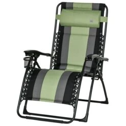 Outsunny XL Oversize Zero Gravity Recliner, Padded Patio Lounger Chair, Folding Chair With Adjustable Backrest, Cup Holder And Headrest For Backyard, Poolside, Lawn 12 Outsunny XL Oversize Zero Gravity Recliner, Padded Patio Lounger Chair, Folding Chair With Adjustable Backrest, Cup Holder And Headrest For Backyard, Poolside, Lawn -Crosley Shop GUEST 6a3658d3 53cc 494d 85af c9316ab33bd4