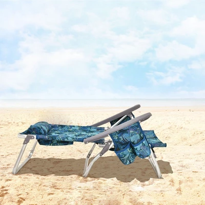 Costway 4PCS Folding Backpack Beach Chair Reclining Camping Chair W/ Storage Bag 6 Costway 4PCS Folding Backpack Beach Chair Reclining Camping Chair W/ Storage Bag - Image 4