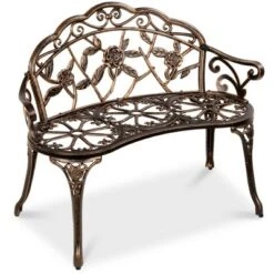 Best Choice Products Outdoor Bench Steel Garden Patio Porch Furniture W/ Floral Accent, Antique Finish 18 Best Choice Products Outdoor Bench Steel Garden Patio Porch Furniture W/ Floral Accent, Antique Finish -Crosley Shop GUEST 6bfd4f80 5a08 4e0f aa02 e8d8d69827fb