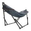 Tranquillo Universal 116 Inch Double Hammock Swing With Adjustable Powder-Coated Steel Stand And Carry Bag For Indoor Or Outdoor Use, Gray -Crosley Shop GUEST 6c5770ba 7dde 4cf3 96f3 51b8812b2a64