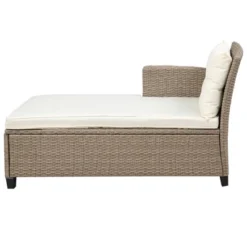 4pc Wicker Patio Sectional Seating Set With Cushions - Beige/Brown - GODEER 14 4pc Wicker Patio Sectional Seating Set With Cushions - Beige/Brown - GODEER -Crosley Shop GUEST 6d944197 78f9 4975 9a13 ba1d42ed6511 1