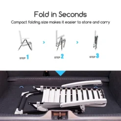 Costway Patio PP Chaise Lounge Folding Reclining Chair 7-Level Backrest Footrest White -Crosley Shop GUEST 6fe56d22 01c5 40be a91f f0d5069acb93