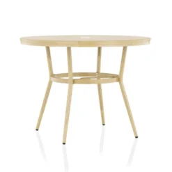 3pc Arna Patio Set With 40" Round Dining Table - MiBasics -Crosley Shop GUEST 70160993 6cd7 4082 acc9 0fb54600d461