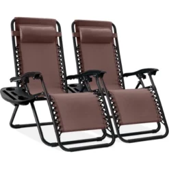 Best Choice Products Set Of 2 Zero Gravity Lounge Chair Recliners For Patio, Pool W/ Cup Holder Tray -Crosley Shop GUEST 72f0c41b dd28 4c91 ac6d 693365a9a686