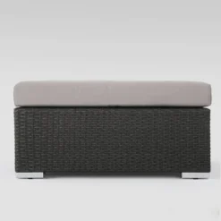 Santa Rosa 8pc Wicker Sectional Sofa Set - Gray/Silver - Christopher Knight Home 9 Santa Rosa 8pc Wicker Sectional Sofa Set - Gray/Silver - Christopher Knight Home -Crosley Shop GUEST 737a0361 d67d 4211 bea0 b9f9eec66fab