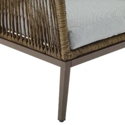 Haven 4pc Outdoor Wicker Conversation Set - Light Gray - Crosley -Crosley Shop GUEST 7517c5ad 0e9e 4421 943e 90977128053f