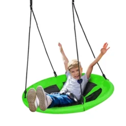 Costway 40'' Nest Tree Swing Outdoor Round Swing For Backyard BlueGreen -Crosley Shop GUEST 76ab3eb3 477e 42b6 bcb4 ae9bb5766815