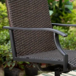 5pc Patio Dining Set Wh 360 Swivel Chairs & Square Plastic Tabletop - Captiva Designs -Crosley Shop GUEST 76d1c614 d434 4ac8 9ec2 f1b0108f447e