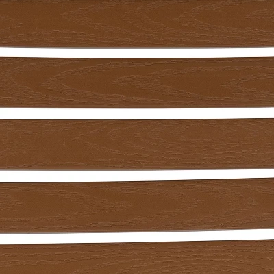 Flash Furniture Lark Outdoor Patio Bistro Dining Table Set With 4 Chairs And Faux Teak Poly Slats 4 Flash Furniture Lark Outdoor Patio Bistro Dining Table Set With 4 Chairs And Faux Teak Poly Slats - Image 2