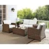 Bradenton 4pc Outdoor Wicker Conversation Set - Crosley -Crosley Shop GUEST 7917353f 1225 4733 95be d2aadb83f2e5