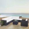 Biscayne 6pc Outdoor Wicker Sectional Set - White - Crosley -Crosley Shop GUEST 7cceaa6a 2338 4913 8830 2ade8e84d435