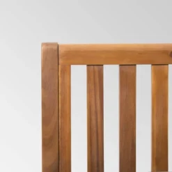 Yadira 3pc Acacia Wood Chat Set - Teak/Dark Teal - Christopher Knight Home -Crosley Shop GUEST 7efae4f7 d34c 4521 b93a b7c9535e7940