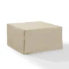 Outdoor Square Table & Ottoman Furniture Cover - Tan - Crosley -Crosley Shop GUEST 80761f9e 61d1 4986 899e 7c81a8477e72