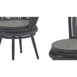 3pc Outdoor Wicker Conversation Set With Cushions - Dark Gray - GODEER 17 3pc Outdoor Wicker Conversation Set With Cushions - Dark Gray - GODEER -Crosley Shop GUEST 83707b79 be56 46d8 bca9 d75571254e72