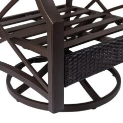 Kinger Home Novi 5-Piece Rattan Wicker Propane Fire Pit Set With An Aluminum Frame -Crosley Shop GUEST 878a44a7 98cd 4bd7 8be2 6ccb5c84196c