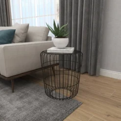 Metal Patio Accent Table - Olivia & May -Crosley Shop GUEST 87ea63f7 e127 40be 81ce f8eb62070fa4