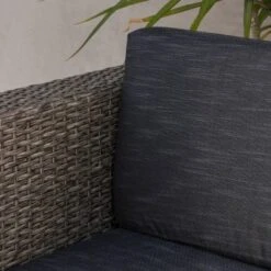 Puerta Wicker Loveseat Gray/Black - Christopher Knight Home 8 Puerta Wicker Loveseat Gray/Black - Christopher Knight Home -Crosley Shop GUEST 88f95e66 8506 4b11 a481 91d81632a7c4