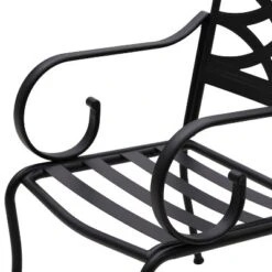 7pc Outdoor Dining Set With 6 Chairs With Seat & Back Cushions & Metal Rectangle Table With Umbrella Hole - Captiva Designs 28 7pc Outdoor Dining Set With 6 Chairs With Seat & Back Cushions & Metal Rectangle Table With Umbrella Hole - Captiva Designs -Crosley Shop GUEST 899226d2 24ef 4fbb 952a 0293a41ce3b2