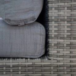 4pc Metal Multi-Shade Rattan Sectional - Gray - Saracina Home -Crosley Shop GUEST 8d9592b0 b640 4022 877c 1692c1c327e6