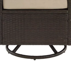 Palm Harbor 5pc Outdoor Wicker Conversation Set With Fire Table - Sand - Crosley 19 Palm Harbor 5pc Outdoor Wicker Conversation Set With Fire Table - Sand - Crosley -Crosley Shop GUEST 8db7af1f aead 4327 843f dd34c2d5b73b