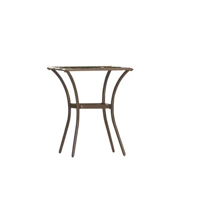 3pc Lakewood Ranch Steel Woven Wicker Outdoor High Top Bistro Patio Furniture Set With Cushions Brown - Room & Joy 11 3pc Lakewood Ranch Steel Woven Wicker Outdoor High Top Bistro Patio Furniture Set With Cushions Brown - Room & Joy - Image 9