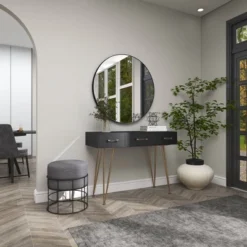 Metal Fabric Patio Garden Stool - Olivia & May 19 Metal Fabric Patio Garden Stool - Olivia & May -Crosley Shop GUEST 8e1d20f5 bf41 4463 9098 442991aedba4